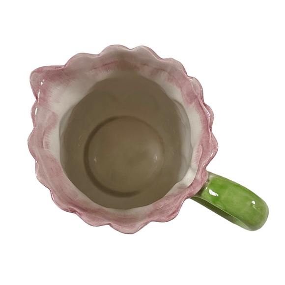 VINTAGE FITZ & FLOYD 1988 GARDEN ARTICHOKE VEGETABLE PITCHER 3 CUP 4.25” - Picture 8 of 9